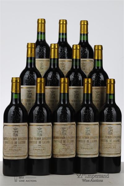 PICHON COMTESSE 1986 - Mc - 12 Bottles - Owc 12