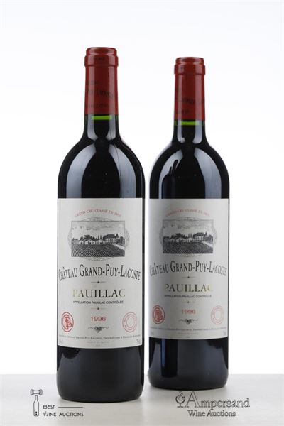 GRAND PUY LACOSTE 1996 - Mc - 2 Bottles