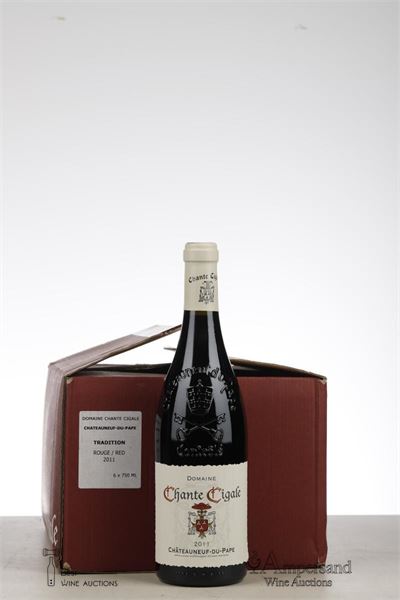 CHATEAUNEUF DU PAPE TRADITION 2011 - Domaine Chante Cigale - 6 Bottles - Oc 6