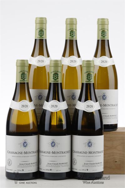 CHASSAGNE MONTRACHET BLANC 2020 - Ramonet - 6 Bottles