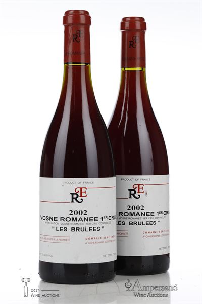 VOSNE ROMANEE LES BRULEES 2002 - Rene Engel - 2 Bottles