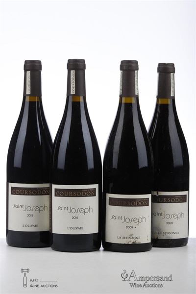 SAINT JOSEPH L'OLIVAIE 2*2015 + LA SENSONNE 2*2009  - Domaine Coursodon - 4 Bottles
