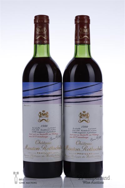 MOUTON ROTHSCHILD 1980 - Mc - 2 Bottles