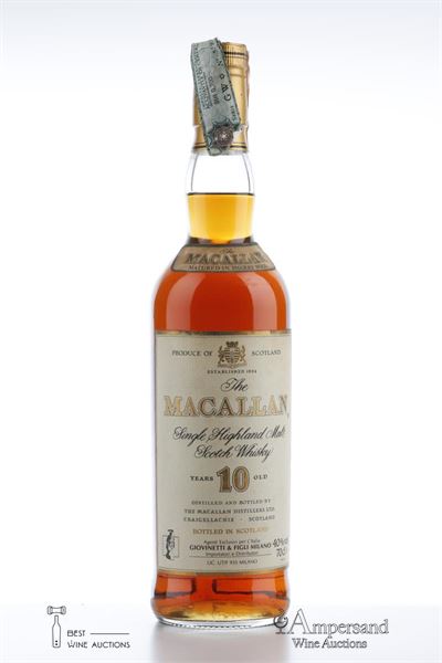 MACALLAN 10 Y  - Giovinetti - Alc 40% - 1 Bottle