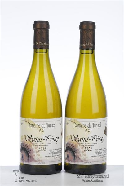 SAINT PERAY BLANC CUVEE PRESTIGE 2002 - Domaine du Tunnel - 2 Bottles