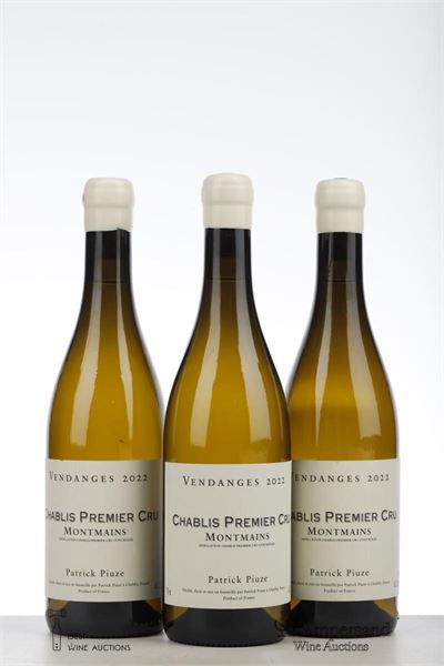 CHABLIS MONTMAINS 2022 - Patrick Piuze - 3 Bottles