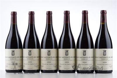 VOLNAY SANTENOTS DU MILIEU 2000 - Comtes Lafon - 6 Bottles