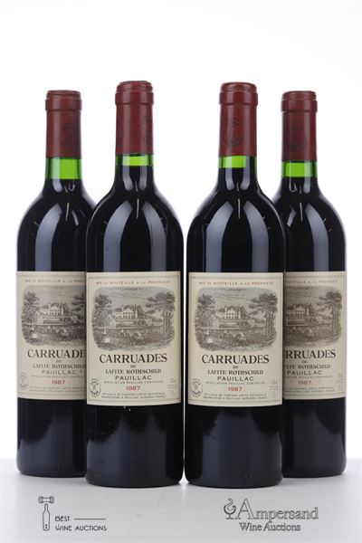 CARRUADES DE LAFITE ROTHSCHILD 1987 - Mc - 4 Bottles