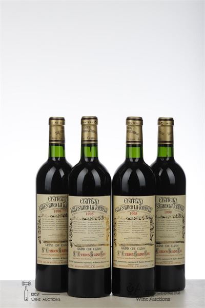 BALESTARD LA TONNELLE 1998 - Mc - 4 Bottles