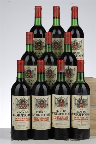 CLOS DE L'ORATOIRE 1976 - Mc - 10 Bottles