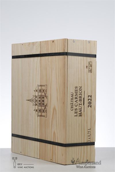 LES CARMES HAUT BRION 2022 - Mc - 3 Bottles - Owc 3