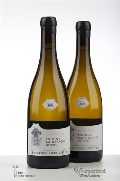 PULIGNY MONTRACHET LES AUBUES 2018 - Jean Claude Bachelet - 2 Bottles