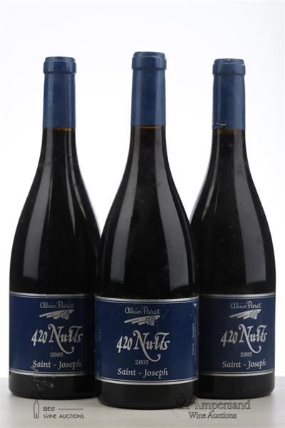SAINT JOSEPH 420 NUITS 2005 - Alain Paret - 3 Bottles