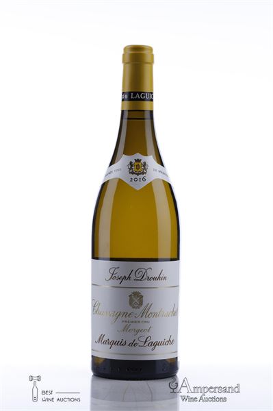 CHASSAGNE MONTRACHET BLANC MORGEOT MARQUIS DE LAGUICHE 2016 - Joseph Drouhin - 1 Bottle