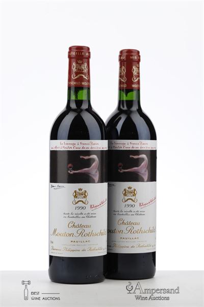MOUTON ROTHSCHILD 1990 - Mc - 2 Bottles