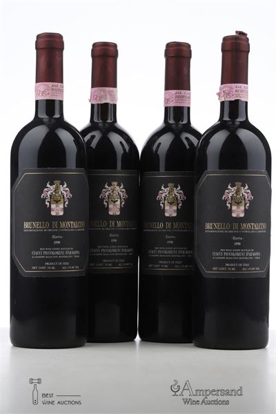 BRUNELLO DI MONTALCINO RISERVA 1990 - Ciacci Piccolomini d'Aragona - 4 Bottles