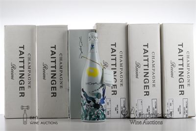 TAITTINGER COLLECTION ZAO WOU KI Taittinger 1998 - 6 Bottles in Oc 1