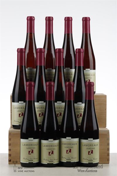 LAMOREAUX LANDING RIESLING LATE HARVEST 1995 - Lamoreaux Landing Wine Cellars - 12 x 0,375 Ltr
