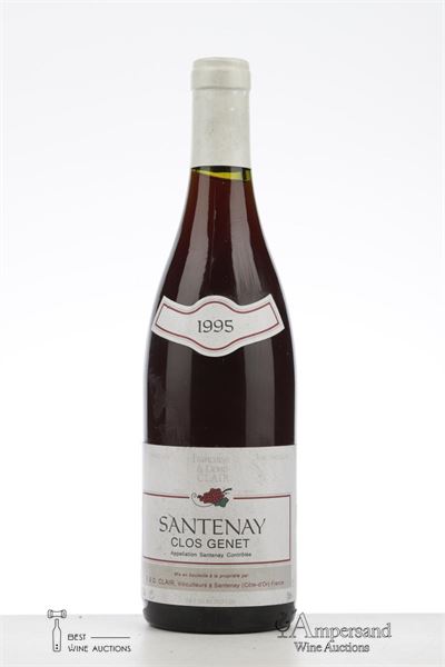 SANTENAY CLOS GENET 1995 - Francoise et Denis Clair - 1 Bottle