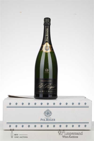 POL ROGER VINTAGE BRUT 2009 - Pol Roger - 3 Magnums - Oc 1