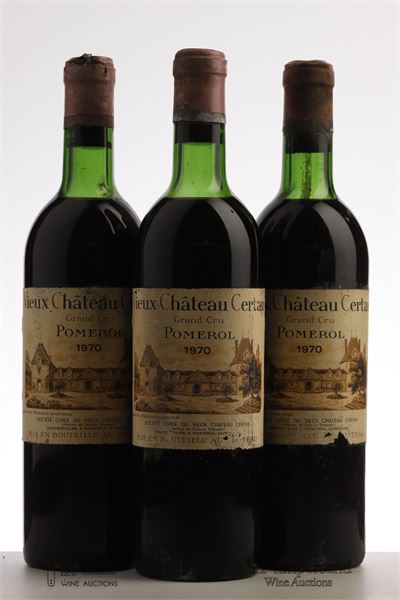 VIEUX CHATEAU CERTAN 1970 - Mc - 3 Bottles