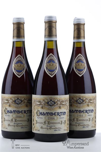 CHAMBERTIN 1984 - Armand Rousseau - 3 Bottles