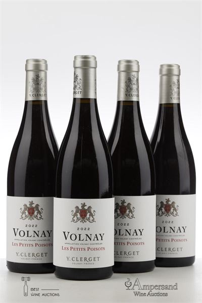 VOLNAY LES PETITS POISOTS 2022 - Yvon Clerget - 4 Bottles