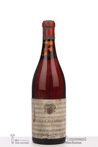 GEVREY CHAMBERTIN 1964 - Remy Gauthier - 1 Bottle