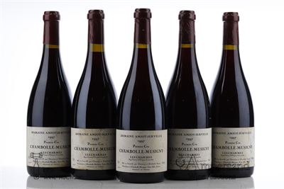 CHAMBOLLE MUSIGNY LES CHARMES 1997 - Amiot Servelle - 5 Bottles