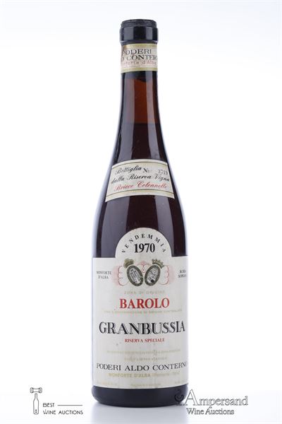 BAROLO GRANBUSSIA BRICCO COLONNELLO 1970 - Aldo Conterno - 1 Bottle