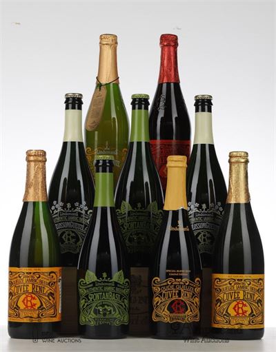 SPONTAN BASIL/BLOSSOM/CUVEE RENEE/CUVEE RENEE KRIEK 2015 - Mikkeler Lindemans - 9 Bottles