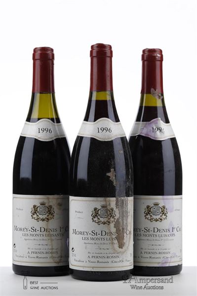 MOREY ST DENIS LES MONTS LUISANTS 1996 - Pernin Rossin - 3 Bottles