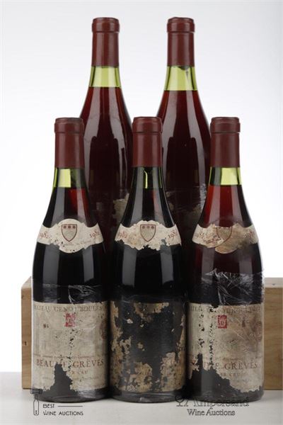 BEAUNE GREVES 1982 - Domaine Genot Boulanger - 5 Bottles