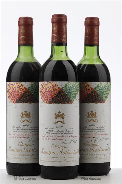 MOUTON ROTHSCHILD 1979 - Mc - 3 Bottles