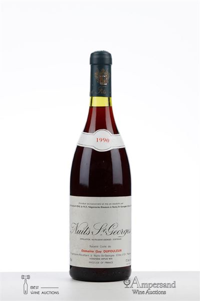 NUITS ST GEORGES 1990 - Guy Dufouleur - 1 Bottle