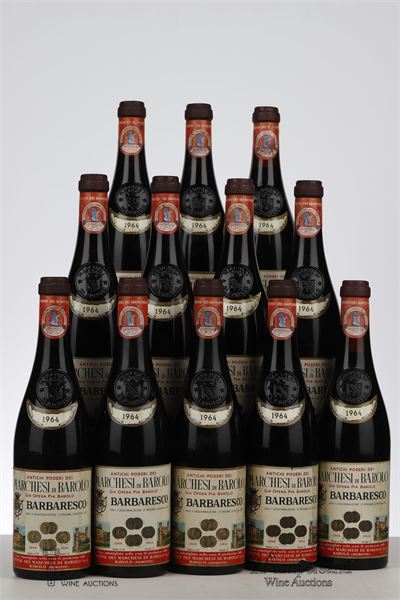 BARBARESCO 1964 - Marchesi di Barolo - 12 Bottles