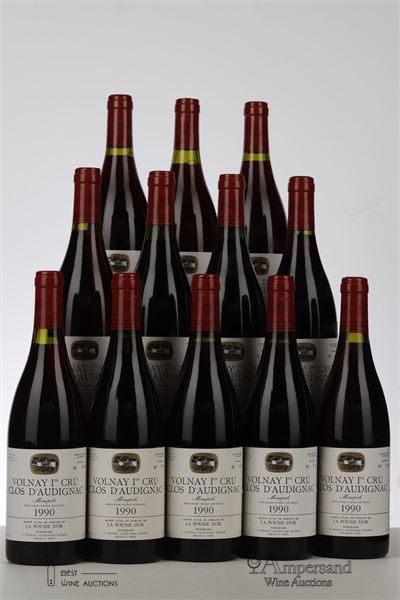 VOLNAY CLOS D'AUDIGNAC 1990 - La Pousse d'Or - 11 Bottles - Oc 12
