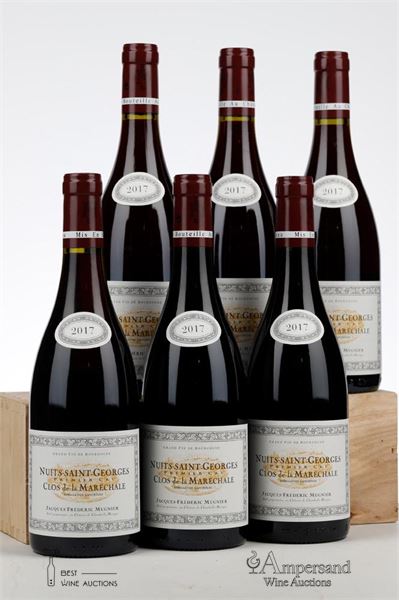 NUITS ST GEORGES CLOS DE LA MARECHALE 2017 - Jacques Frederic Mugnier - 6 Bottles - Owc 6