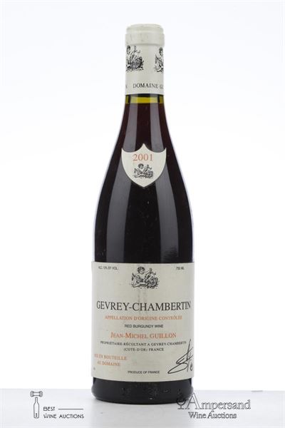 GEVREY CHAMBERTIN 2001 - Jean Michel Guillon - 1 Bottle