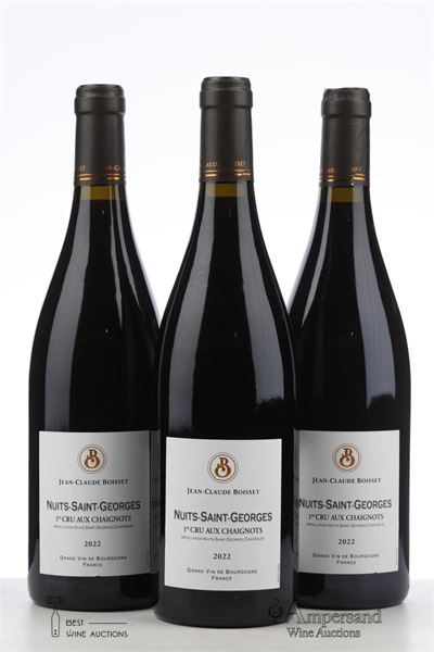 NUITS ST GEORGES AUX CHAIGNOTS 2022 - Jean Claude Boisset - 3 Bottles