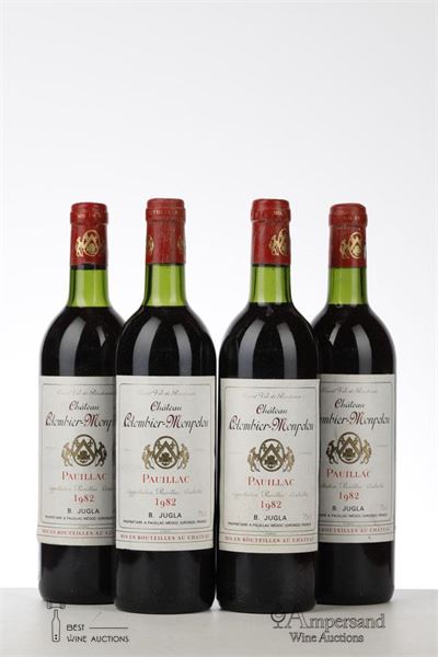 COLOMBIER MONPELOU 1982 - Mc - 4 Bottles