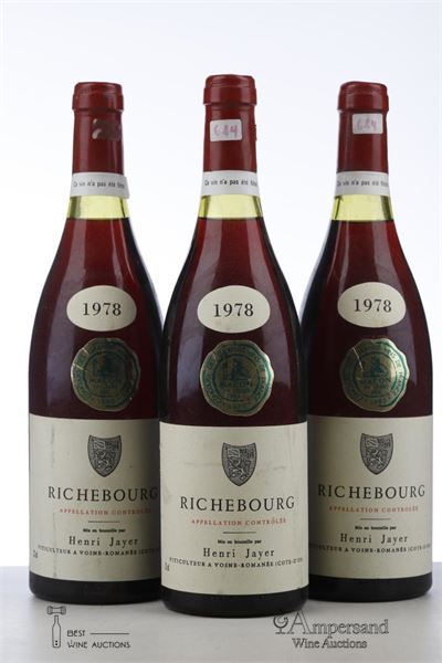 RICHEBOURG 1978 - Henri Jayer - 3 Bottles