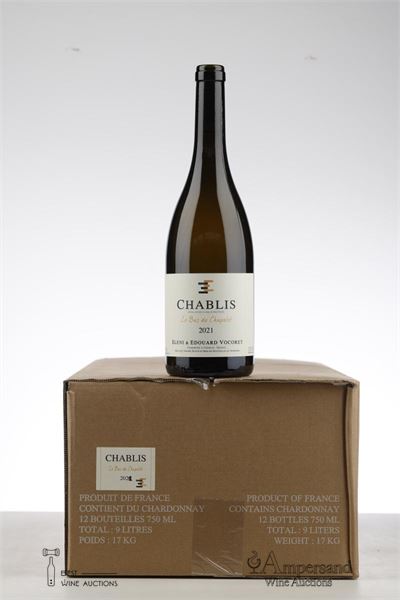 CHABLIS LE BAS DE CHAPELOT 2021 - Eleni et Edouard Vocoret - 12 Bottles - Oc 12