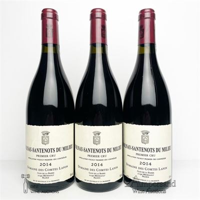 VOLNAY SANTENOTS DU MILIEU 2014 - Comtes Lafon - 3 Bottles