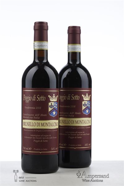 BRUNELLO DI MONTALCINO 2008 - Poggio di Sotto - 2 Bottles