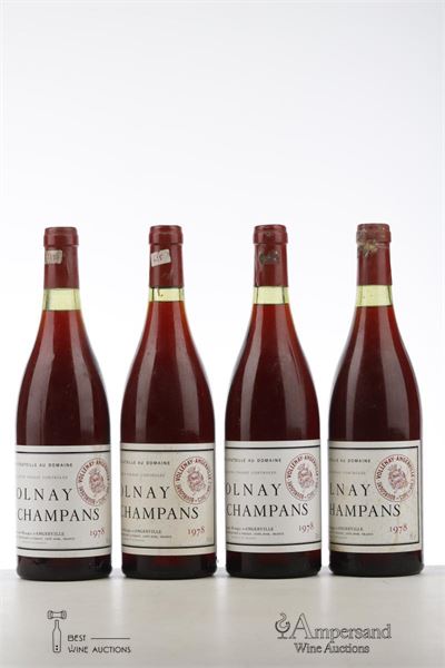 VOLNAY CHAMPANS 1978 - Marquis d'Angerville - 4 Bottles
