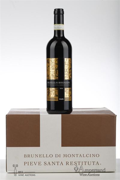 BRUNELLO DI MONTALCINO PIEVE DI SANTA RESTITUTA 2016 - Gaja - 6 Bottles - Oc 6