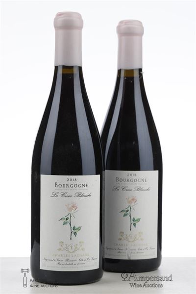 BOURGOGNE ROUGE LA CROIX BLANCHE 2018 - Charles Lachaux - 2 Bottles