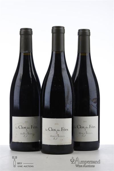 COTES DU ROUSSILLON VILLAGES LE CLOS DES FEES 2015 - Herve Bizeul - 3 Bottles