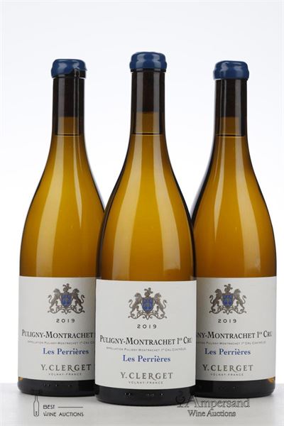 PULIGNY MONTRACHET LES PERRIERES 2019 - Yvon Clerget - 3 Bottles